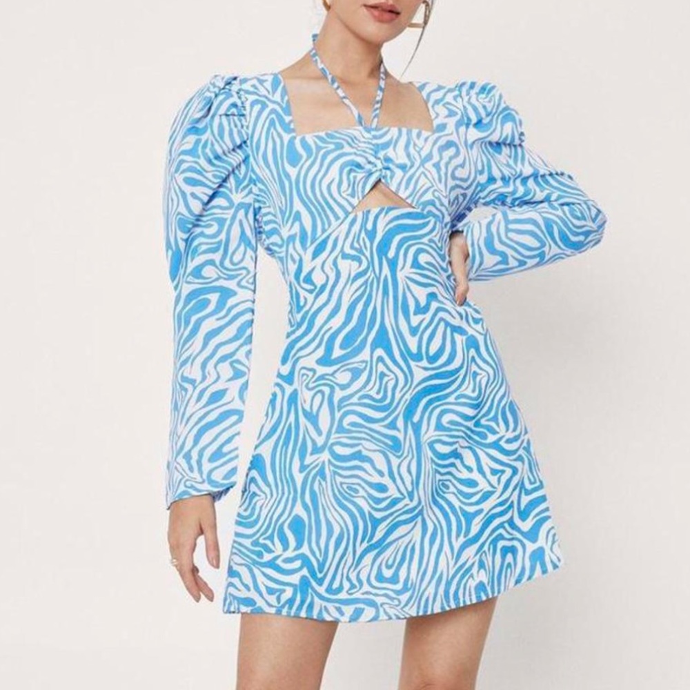 NASTY GAL animal print dress